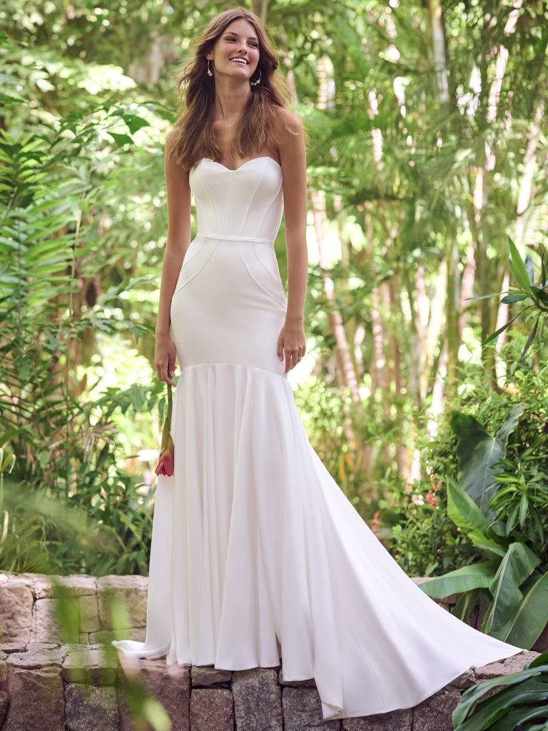 Strapless Fit and Flare Wedding Dresses by Maggie Sottero