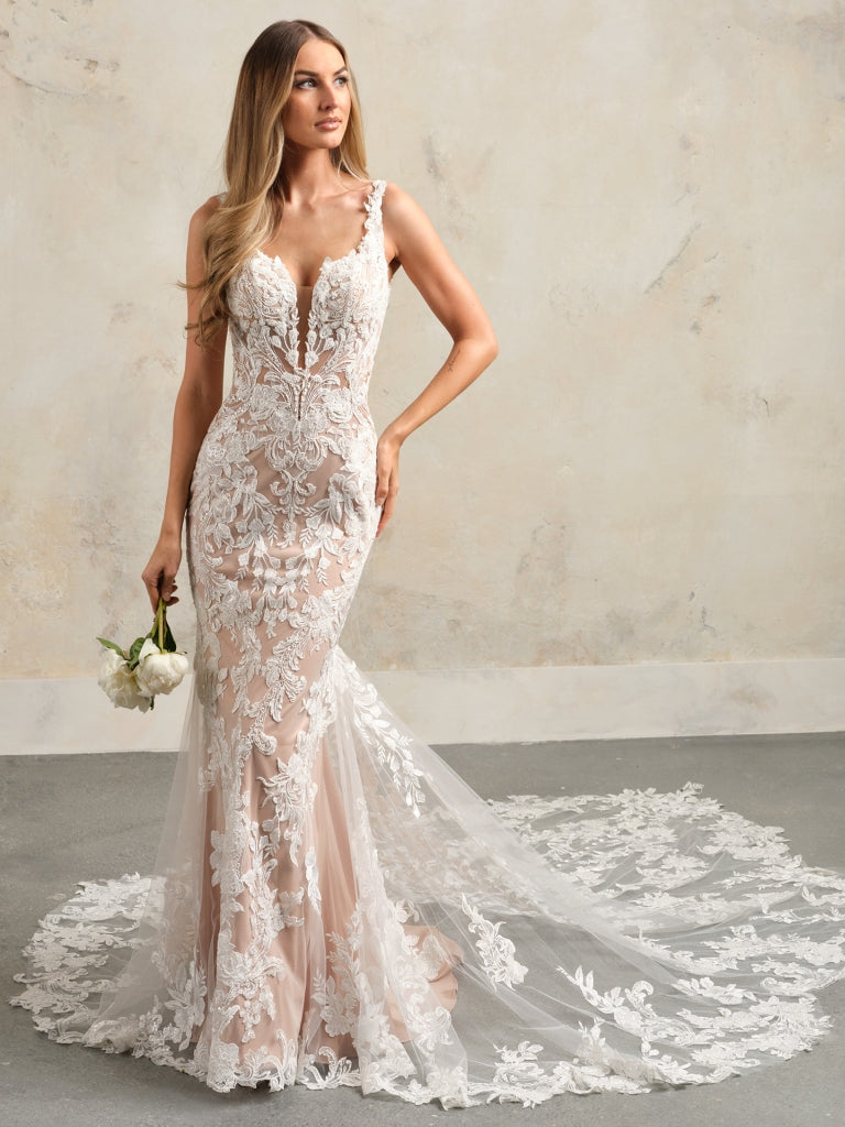 Maggie sottero lace wedding dress hotsell