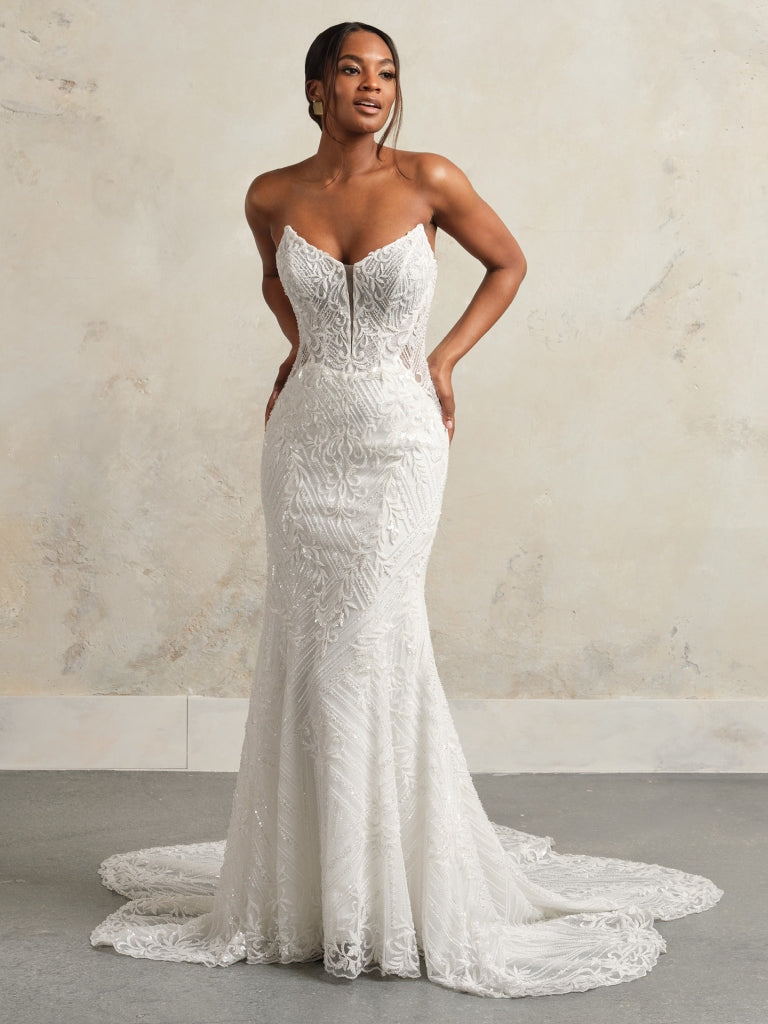 Sottero selling and midgley wedding dress