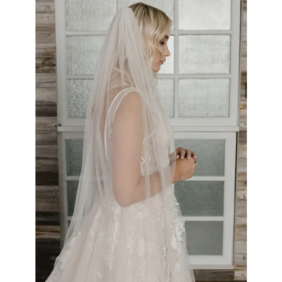 Lace Wedding Veil, Single high quality Tier Veil