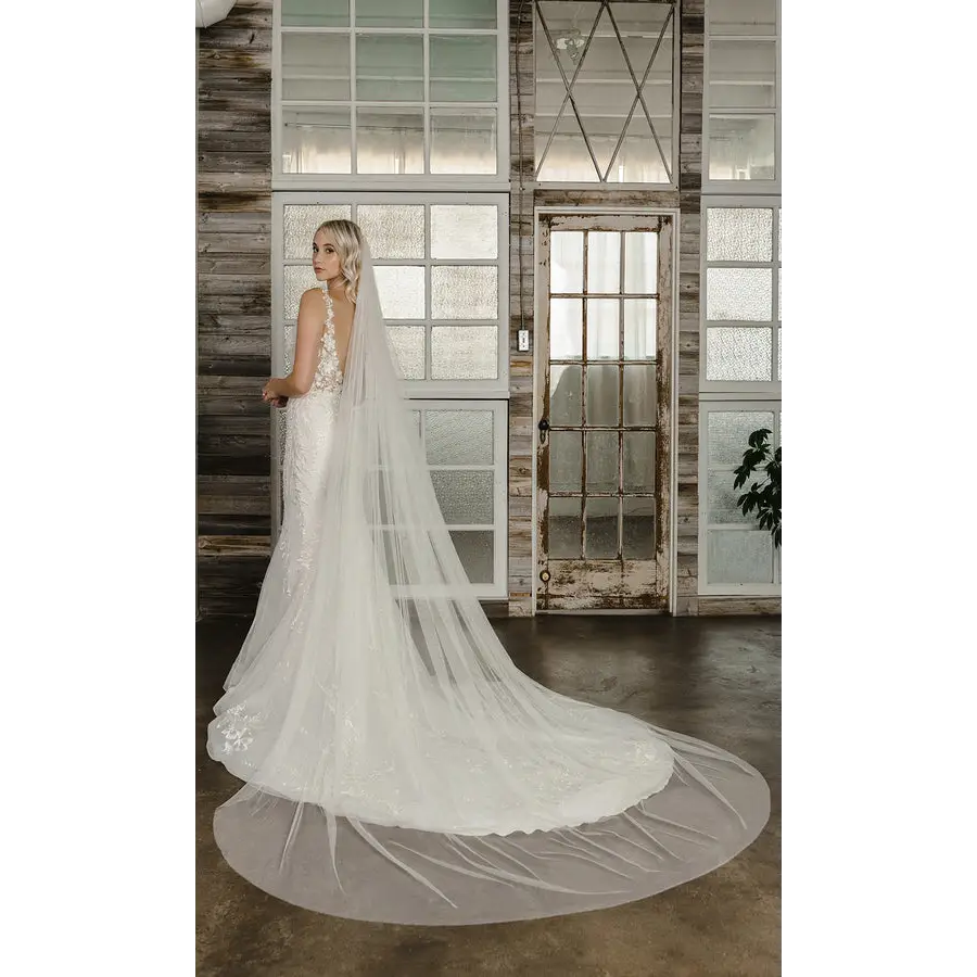 White Trim: Wedding Veil - Bridal Fabrics