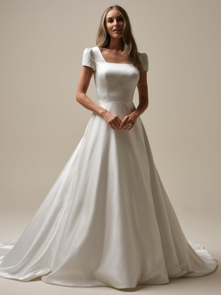 Temple Ready Vesta Leigh Marie Wedding Gown