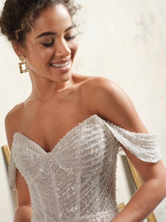 Monica Detachable Cap Sleeves by Sottero and Midgley