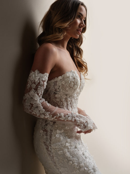 Twilight Detatchable Sleeves by Sottero and Midgley