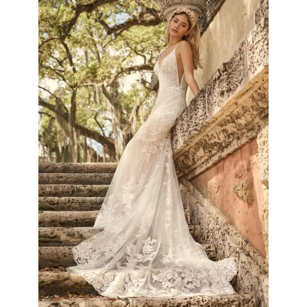 Maggie Sottero Lace Wedding Dress