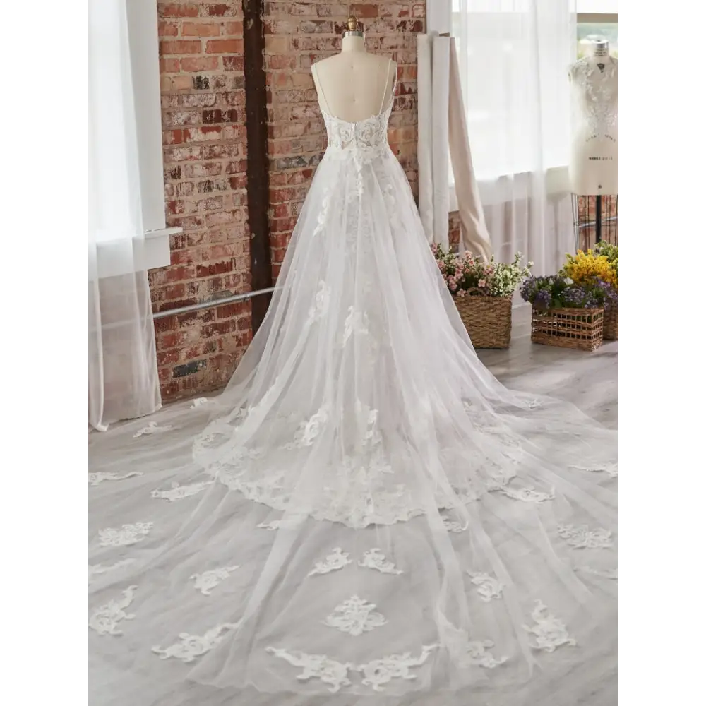 Removable Train Wedding Dress