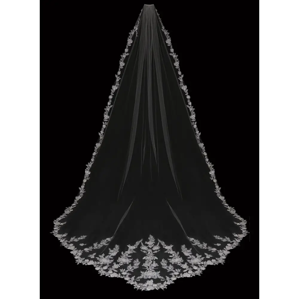 Royal Cathedral Bridal Veil | V2396RC - Ivory - veils